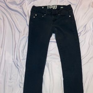 Black skinny jeans